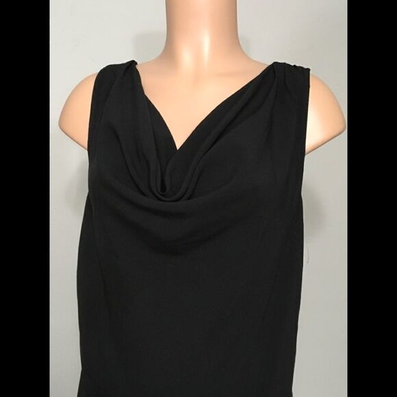 Black sheath dress. Cowl neck. NWOT - Picture 6 of 7